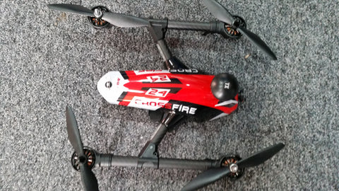 Ares Crossfire Racer Quad RFR: 25mW VTX - Red