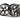 HPI  #2193 - MT MESH WHEEL (FRONT/BLACK CHROME)