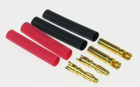 JP 2mm Gold Connector Set (2 Pairs + Shrink)
