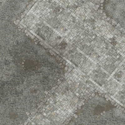 4'x4' G-Mat: Medieval Town