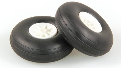 JP 3 1/2in - (87mm) White Wheels (2)