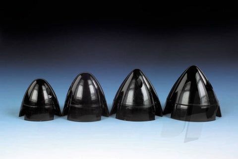 JP 2.0in (50mm) - 3-Blade Black Spinner