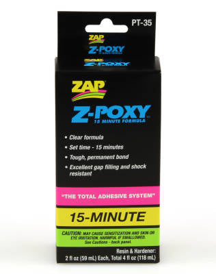 ZAP PT35 Z-Poxy 15 Minute Epoxy 4oz