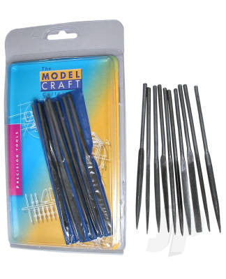 Modelcraft Budget Needle File (Set of 10)