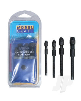 Modelcraft Pin Vices - Set of 4