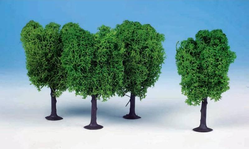 Heki 1020 3 Lichen Elm Trees 12cm (Light Green)