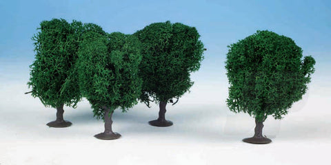 Heki 1030 4 Lichen Avenue Trees 7cm (Dark Green)