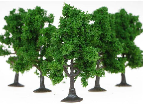 Heki 1965 5 Fruit Trees 7cm (Dark Green)