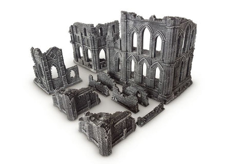 Gamemat.eu 28mm Gothic Ruins Set 2 for Warhammer, Age of Sigmar