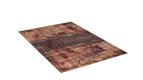 Gamemat.eu 22"x 30" Double Sided G-Mat: ChemZone and Necropolis