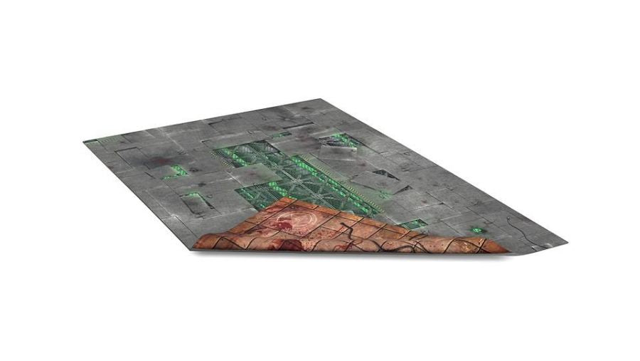 Gamemat.eu 22"x 30" Double Sided G-Mat: ChemZone and Necropolis