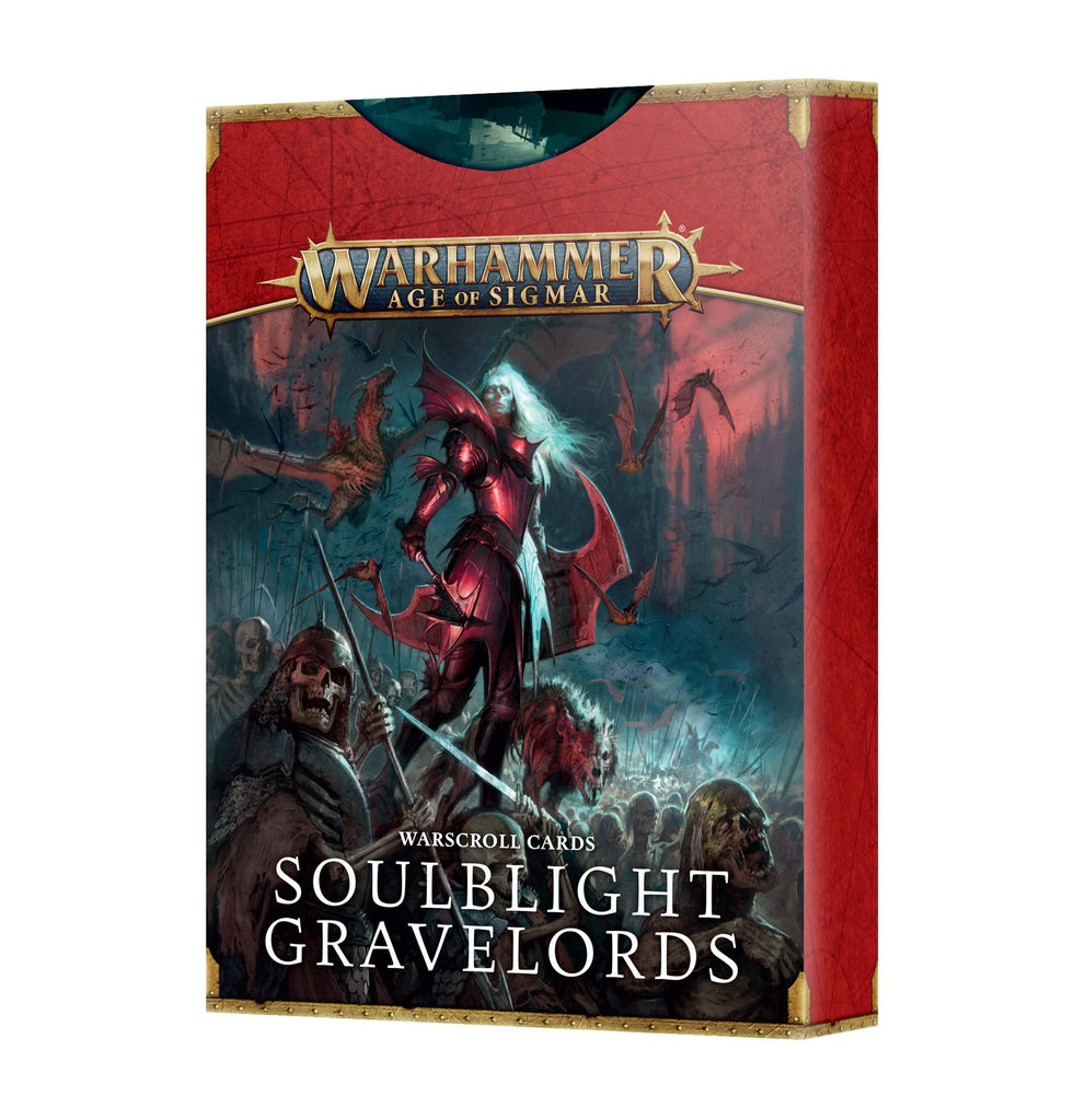 Warhammer Age of Sigmar Warscroll Cards: Soulblight Gravelords