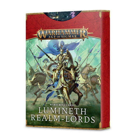 Warhammer Age of Sigmar Warscroll Cards: Lumineth Realm-lords V3