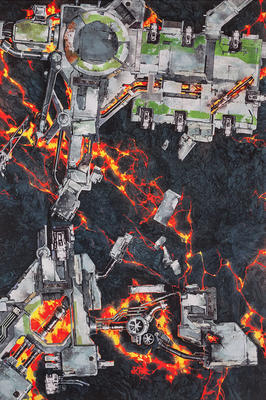 6'x4' G-Mat: Deathworld Forge