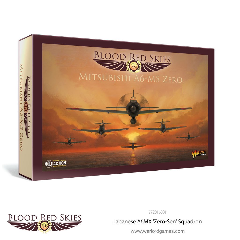 Blood Red Skies Japanese A6MX 'Zero-Sen' 6 Plane Squadron
