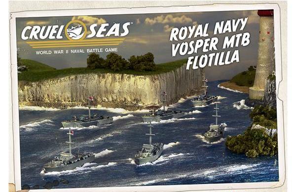 Cruel Seas Royal Navy Vosper MTB flotilla