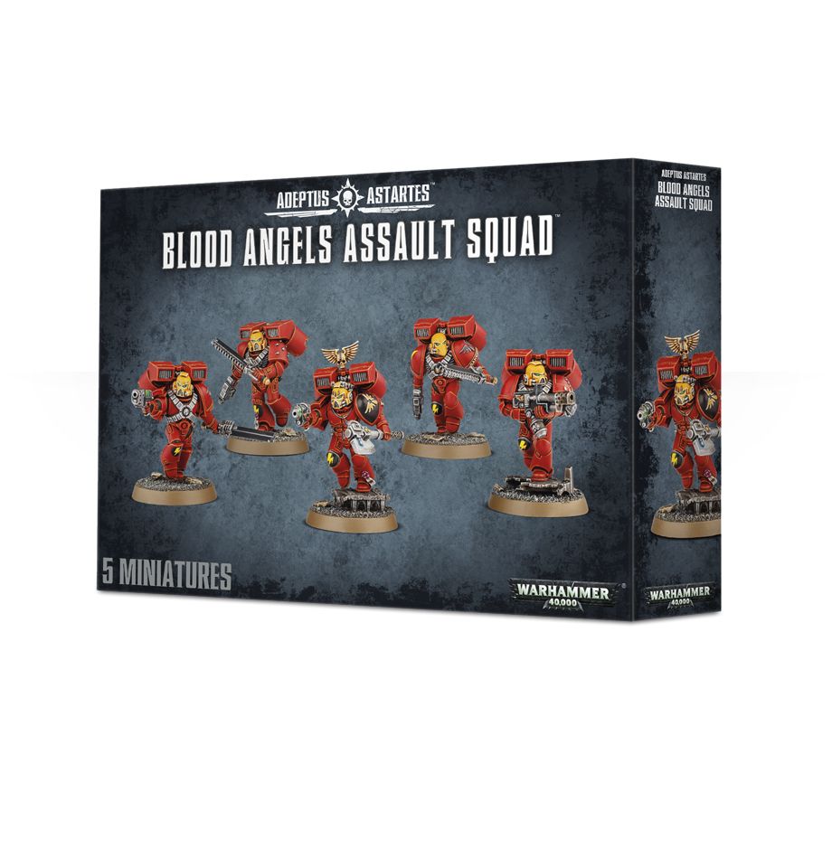 Warhammer 40K Blood Angels Assault Squad
