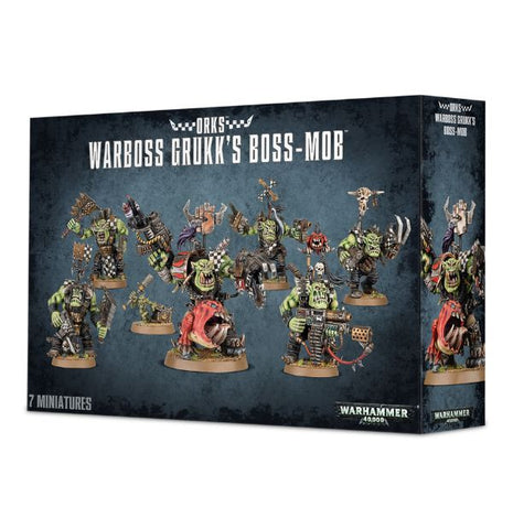 Warhammer 40K Ork Warboss Grukk's Boss Mob