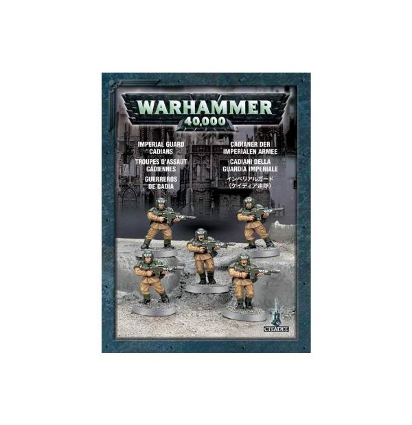 Warhammer 40K Astra Militarum Cadians (5 models)