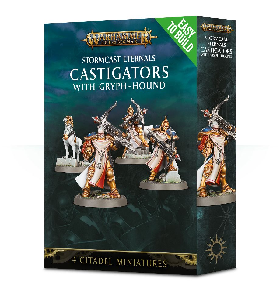 Warhammer Age of Sigmar Easy to Build Castigators with Gryph-hound