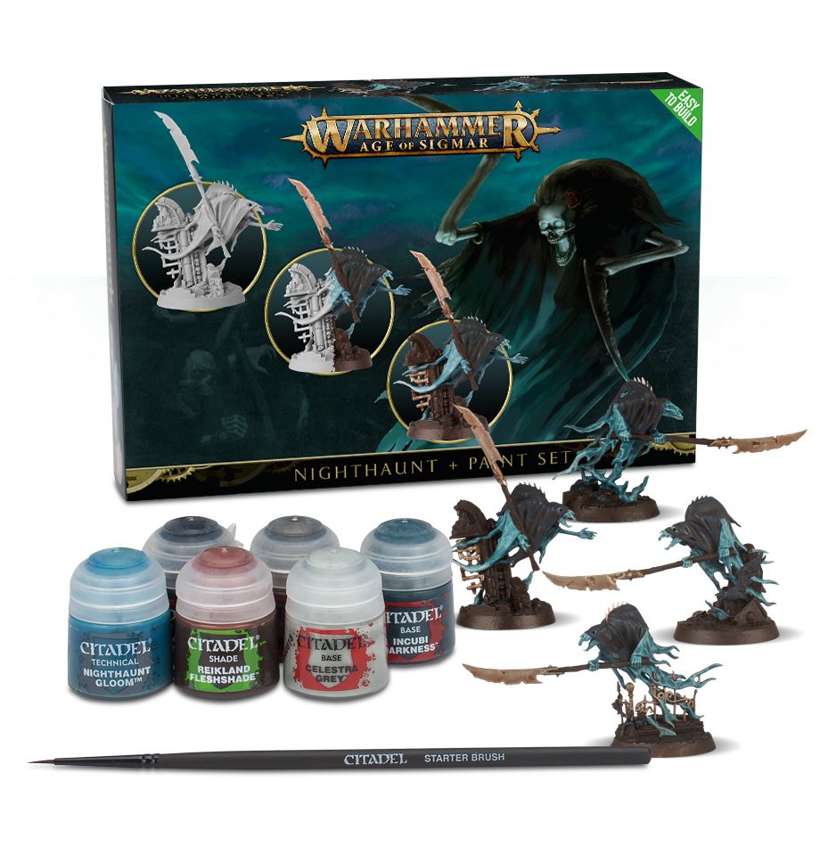 Warhammer Age of Sigmar Nighthaunt + Paint Set