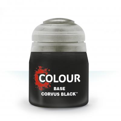 Citadel Colour Base Paints - Corvus Black