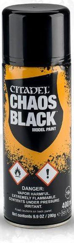 Citadel Spray Primer: Chaos Black