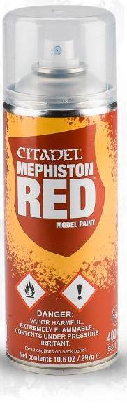 Citadel Spray Primer: Mephiston Red