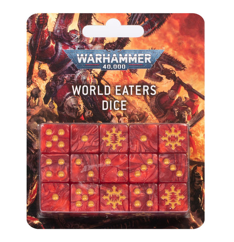 Warhammer 40K World Eaters Dice