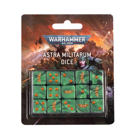 Warhammer 40K Astra Militarum Dice