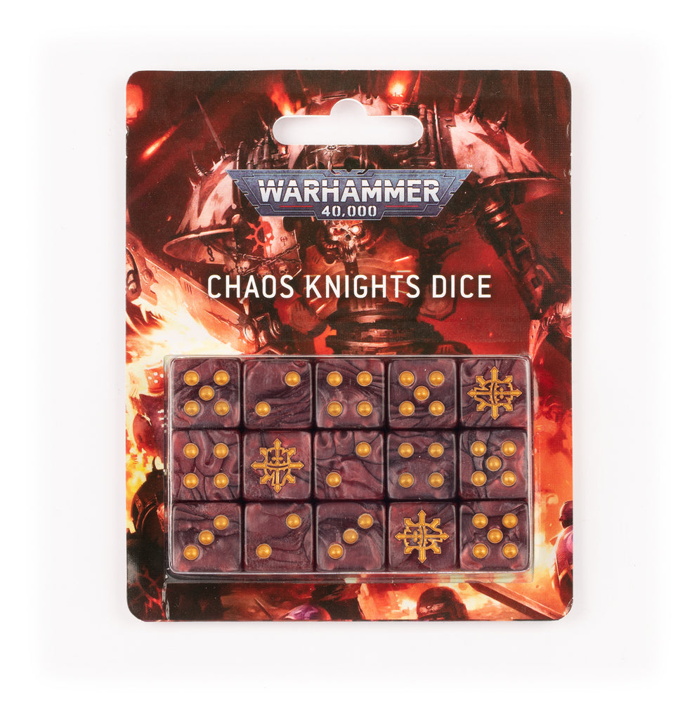Warhammer 40K: Chaos Knights Dice Set