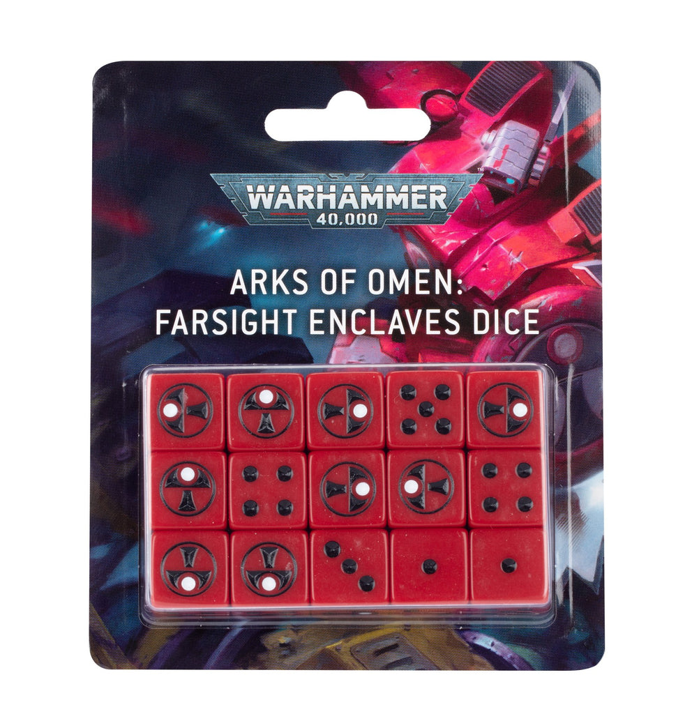 Warhammer 40K: Arks of Omen - Farsight Enclaves Dice Set