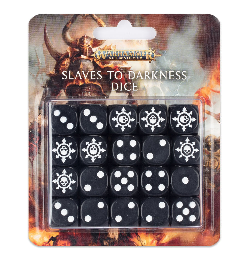 Warhammer Age of Sigmar Slaves to Darkness Dice Set