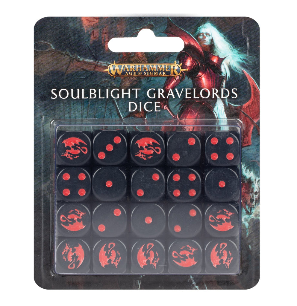 Warhammer Age of Sigmar Soulblight Gravelords Dice Set