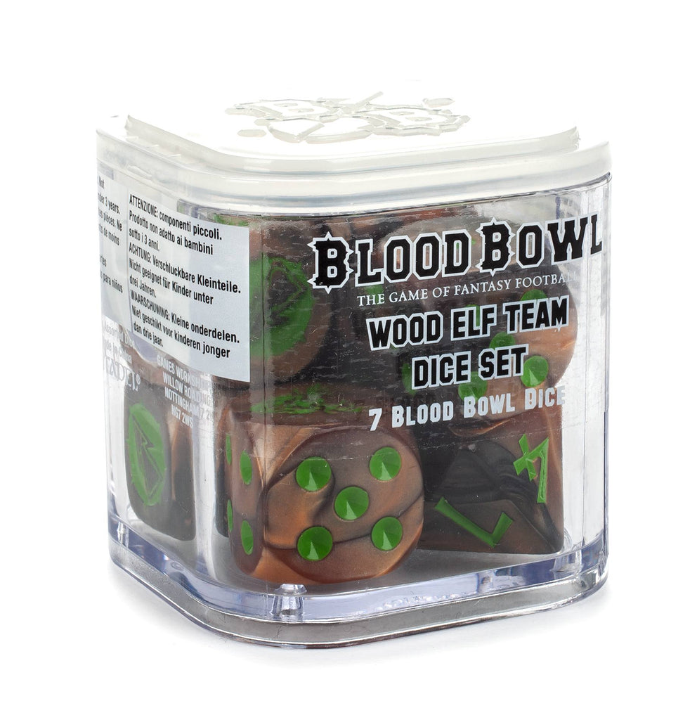 Blood Bowl: Wood Elf Team Dice