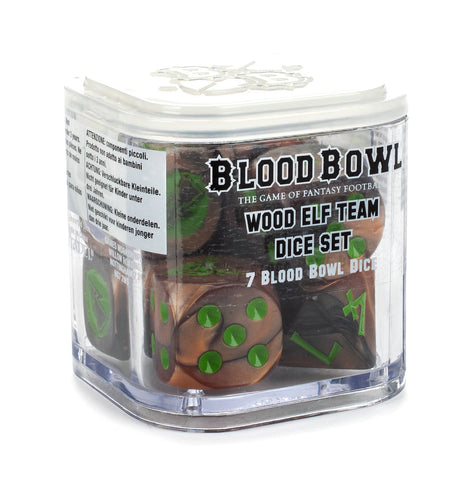 Blood Bowl: Wood Elf Team Dice