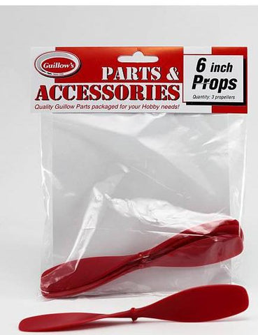 Guillows 6in Plastic Propeller (3 propellers)