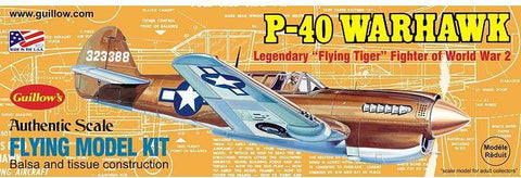Guillows P-40 Warhawk Balsa Kit