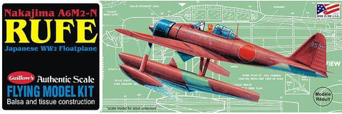 Guillows Nakajima A6M2-N Rufe Balsa Kit