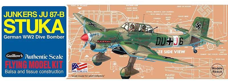 Guillows Stuka Balsa Kit