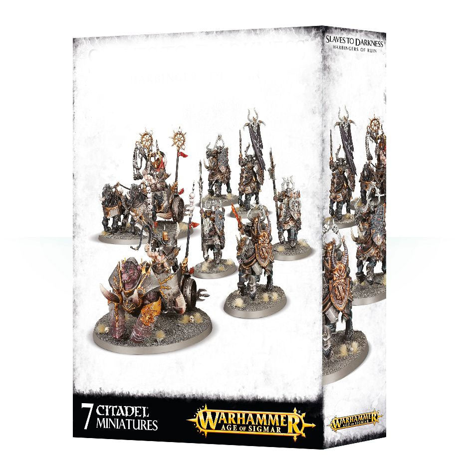 Warhammer Age of Sigmar Slaves to Darkness or Harbingers of Ruin