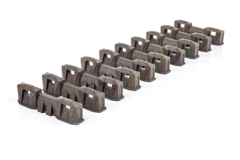 Gamemat.eu 28mm Industrial Walls Terrain Set for Warhammer 40k