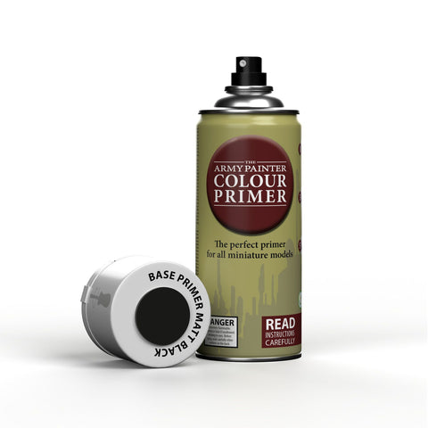 Army Painter Matt Black Base Primer Spray