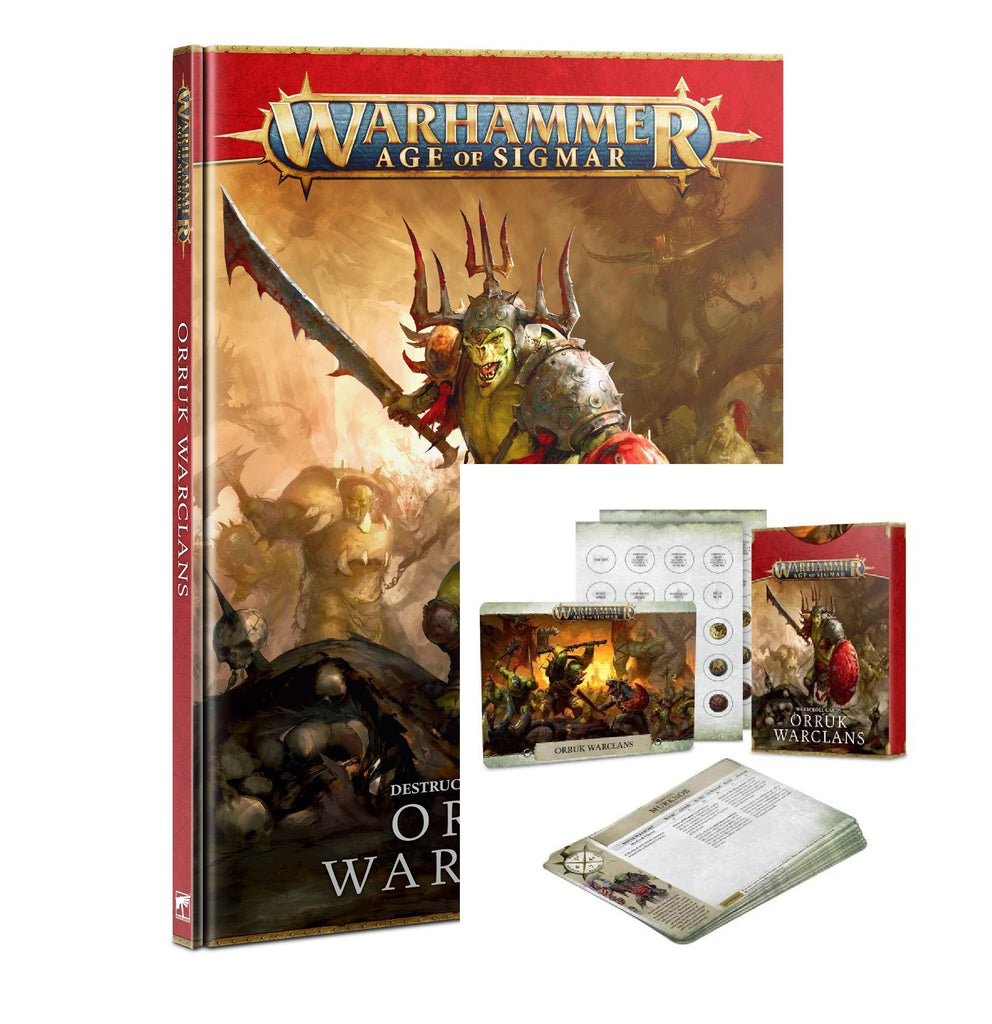 Age of Sigmar Battletome & Warscroll Cards:  Orruk Warclans 3rd