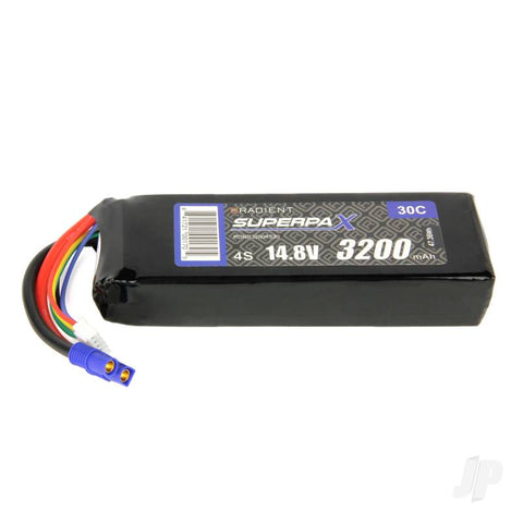 LiPo 4S 3200mAh 14.8V 30C EC3