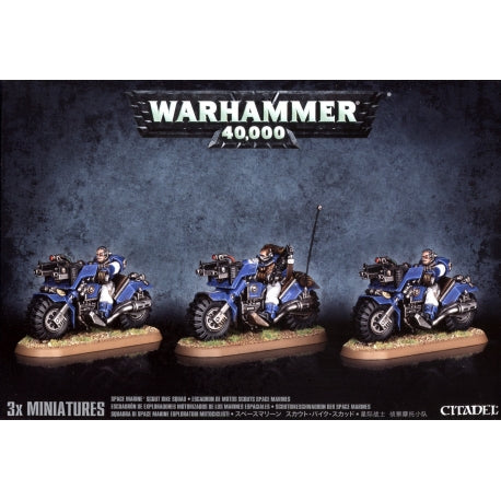 Warhammer 40K Space Marine Scout Bike Squad