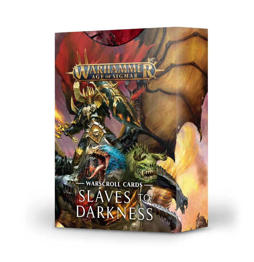 Warhammer Age of Sigmar Warscroll Cards: Slaves to Darkness