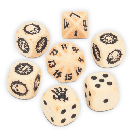 Blood Bowl Undead Team Dice Set