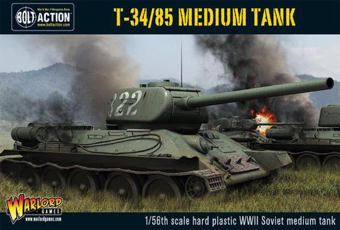 Bolt Action T-34/85 Medium Tank (Plastic)
