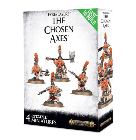 Warhammer Age Of Sigmar Easy To Build: Fyreslayers The Chosen Axes
